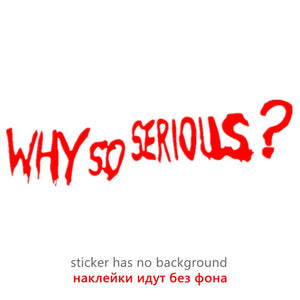 Why Is It So Serious? Window Bumper Decal