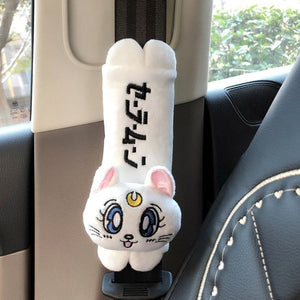 Plush kitty Seat Belt Cover