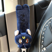 Load image into Gallery viewer, Plush kitty Seat Belt Cover