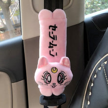 Load image into Gallery viewer, Plush kitty Seat Belt Cover